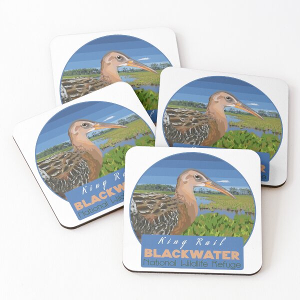 Item preview, Birds and Parks: Blackwater National Wildlife Refuge/King Rail designed and sold by LauraWolfArtist.