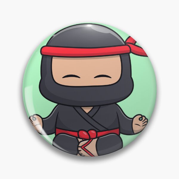 Item preview, Cute Ninja Meditation Yoga Cartoon Vector Icon designed and sold by hjian8219.