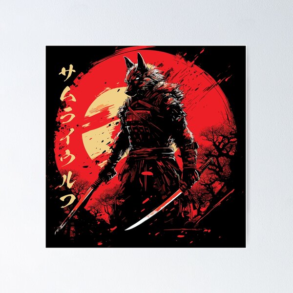 M*a様 2枚セット ソロアルバム　SAMURAIZM 直筆サインポスター Samurai Wolf with Japanese Letters