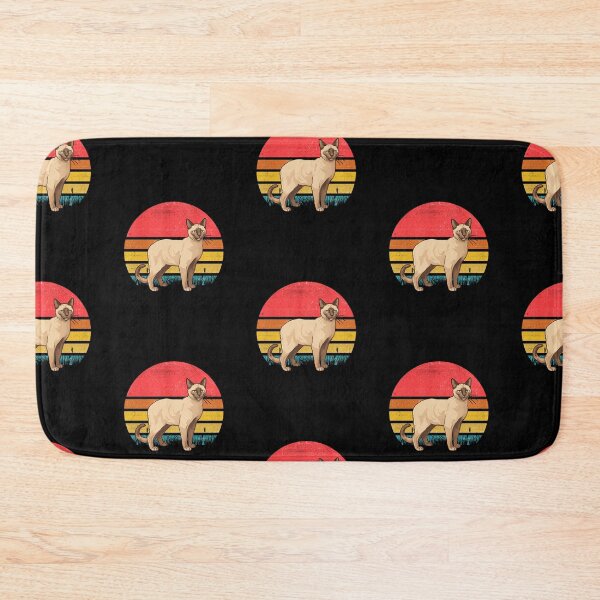 Item preview, Javanese Cat Vintage Retro Sunset designed and sold by rafaeltto.
