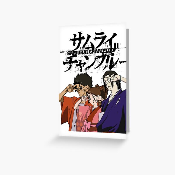 Item preview, Samurai Anime Champloo Art Main Characters designed and sold by FilipStudiosss.
