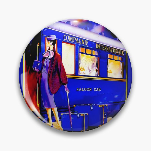 Item preview, ORIENT EXPRESS Vintage Train Passenger Travel Print  	 designed and sold by oeuwulwyyvy39.