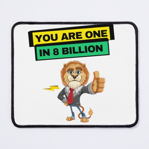 Item preview, Yellow you are one in 8 billion | you are unique designed and sold by Growthmind7.