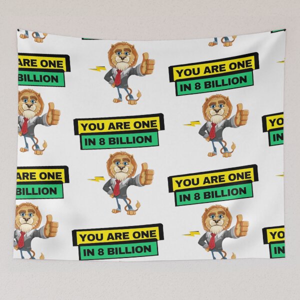 Item preview, Yellow you are one in 8 billion | you are unique  designed and sold by Growthmind7.