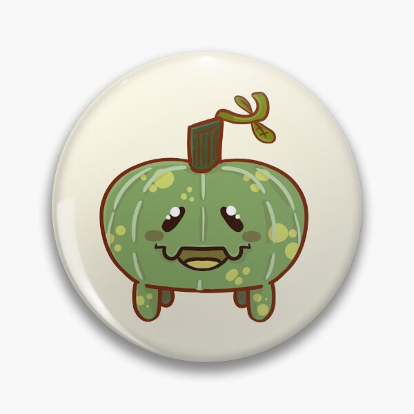 Item preview, greenie pumpkin friend designed and sold by Ace Scribbles.