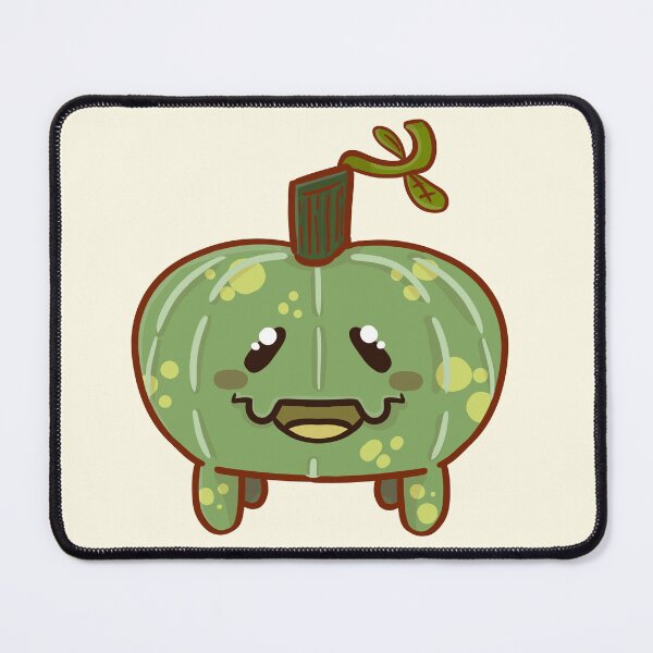 Item preview, greenie pumpkin friend designed and sold by Ace Scribbles.