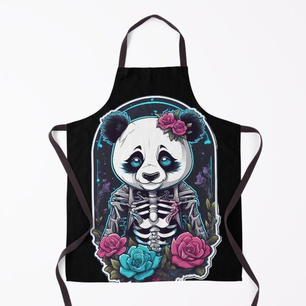 Item preview, Panda Creepypasta Skeleton in Creepy Floral Setting designed and sold by Mechanical-Artt.