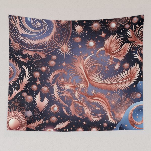 Item preview, Other Worldly Designs- nebulas, stars, galaxies, planets with feathers  designed and sold by BirdsnStuff.