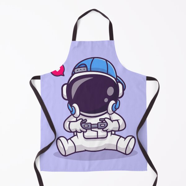 Item preview, Cute Astronaut Gaming Cartoon Vector Icon designed and sold by hjian8219.