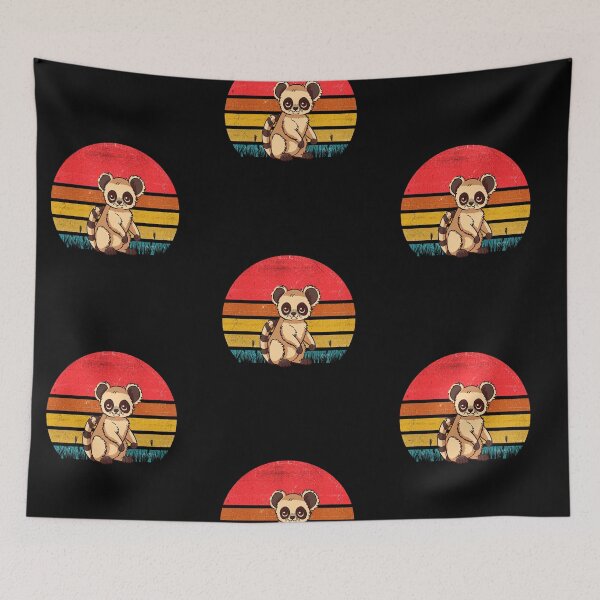 Item preview, Lemur Vintage Retro Sunset designed and sold by rafaeltto.
