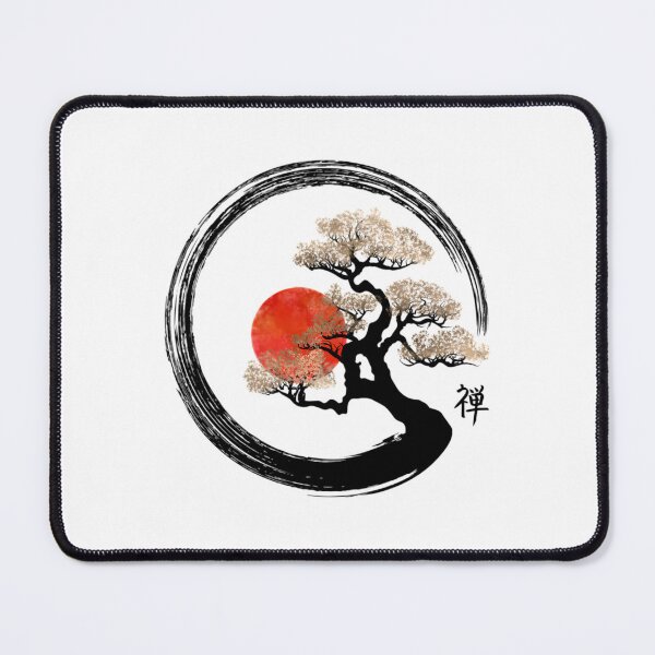 Item preview, Enso Circle and Bonsai Tree on Canvas  	 designed and sold by yttwgaomv50.