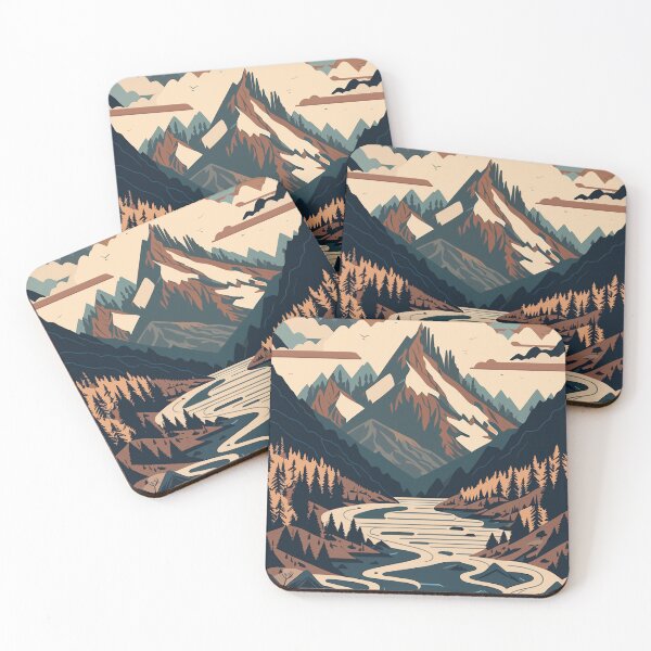 Item preview, Mountain & Riverr - Nature designed and sold by OdranaDesign.