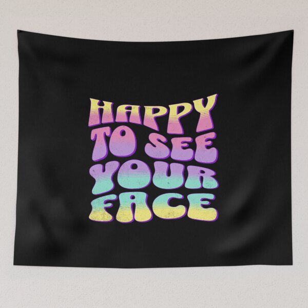 Item preview, Happy to See Your Face | Teacher | Teaching | Cute Teacher | First Day of School | Back to School designed and sold by ShoniwDesigns.