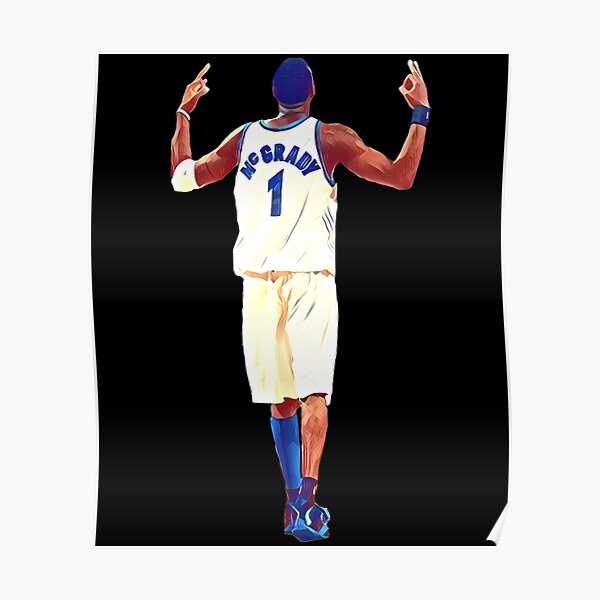 Tracy McGrady Houston Jersey Qiangy - Tracy Mcgrady - Posters and