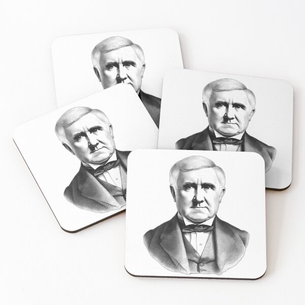 Item preview, Portrait of Thomas A. Edison (1847-1931) designed and sold by NTGUILTY.