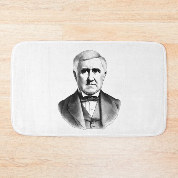 Item preview, Portrait of Thomas A. Edison (1847-1931) designed and sold by NTGUILTY.