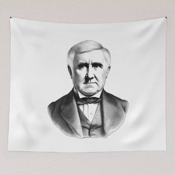 Item preview, Portrait of Thomas A. Edison (1847-1931) designed and sold by NTGUILTY.
