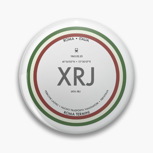 Item preview, Roma Termini (XRJ) Train Terminal Emblem designed and sold by we-rove.
