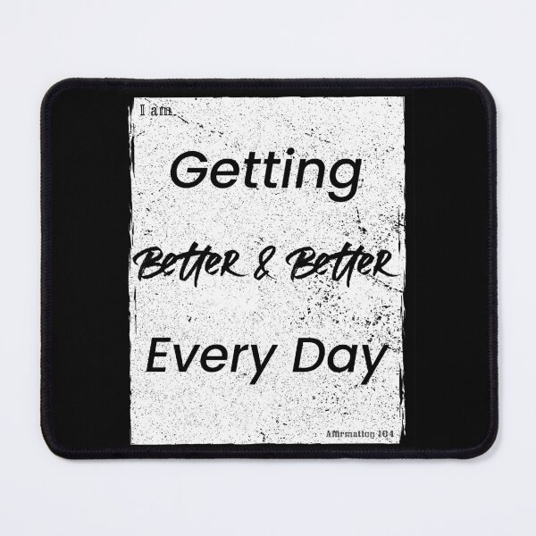 Item preview, Positive Affirmations: Getting Better (Minimalist Black on White)  designed and sold by ieluxury.