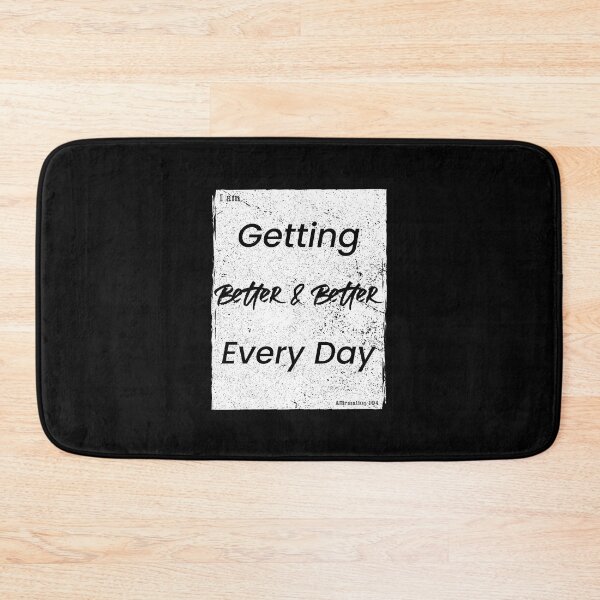 Item preview, Positive Affirmations: Getting Better (Minimalist Black on White)  designed and sold by ieluxury.