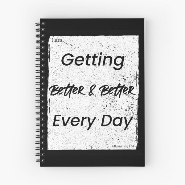 Item preview, Positive Affirmations: Getting Better (Minimalist Black on White)  designed and sold by ieluxury.