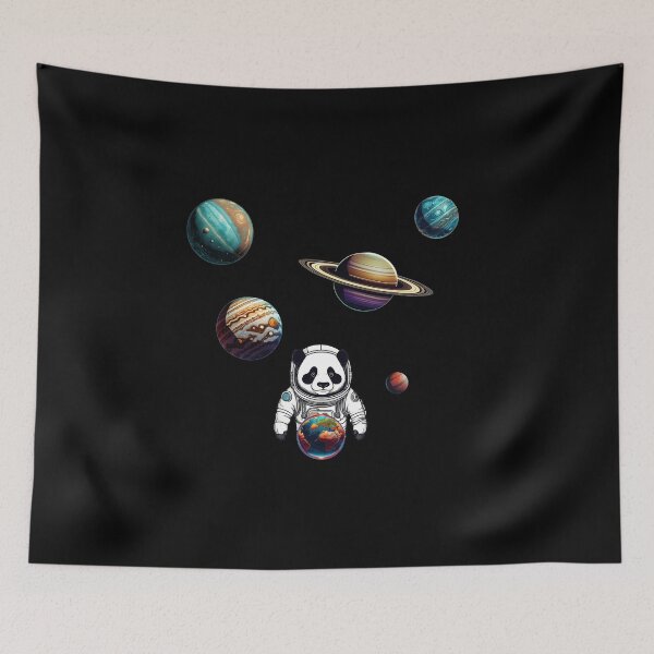 Item preview, Panda Astronaut Explores The Planets Colour designed and sold by HoruXtore.