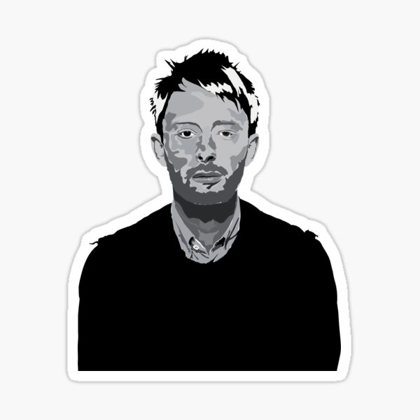 thom yorke Sticker