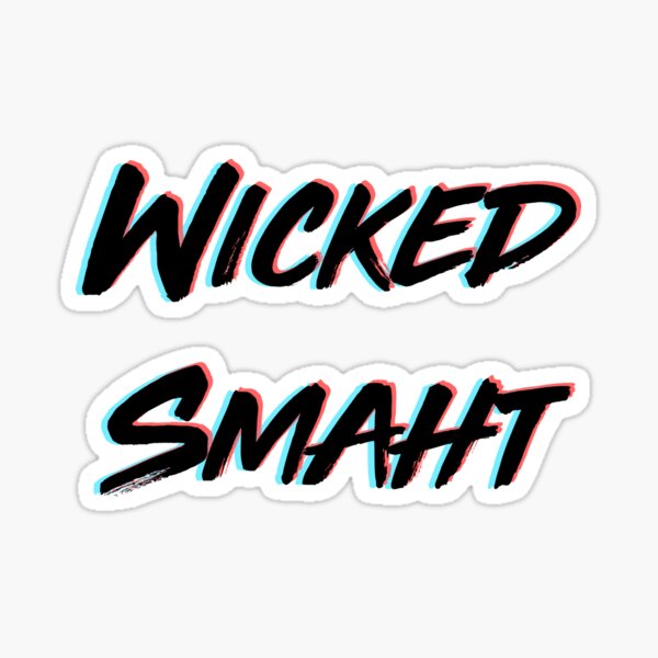 Wicked Smart 3D Sticker