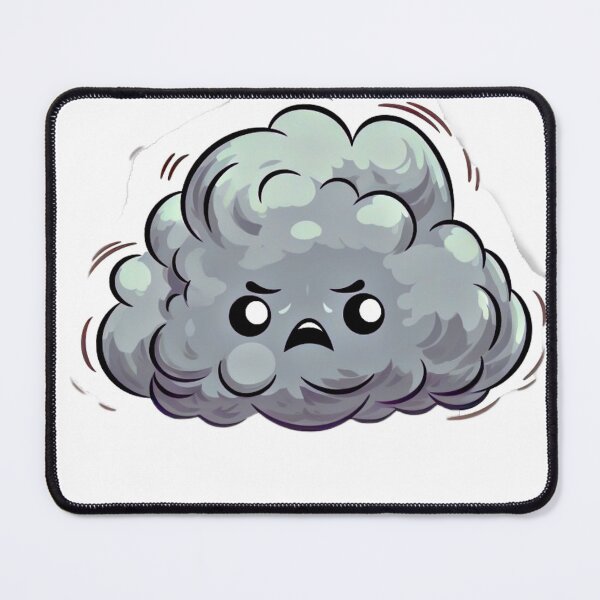 Item preview, Cute Angry Storm Cloud designed and sold by Daytalk.