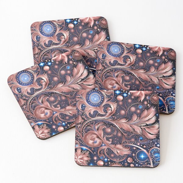 Item preview, Other Worldly Designs- nebulas, stars, galaxies, planets with feathers  designed and sold by BirdsnStuff.