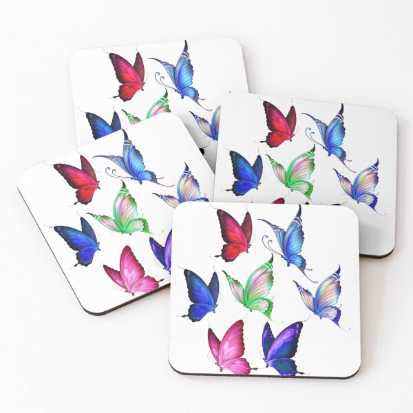 Aperçu de l'œuvre colourful butterflies créée et vendue par Balsamine.