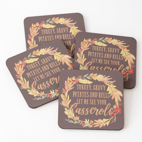 Item preview, Funny Thanksgiving Turkey and Casserole designed and sold by BeWitchingMom.
