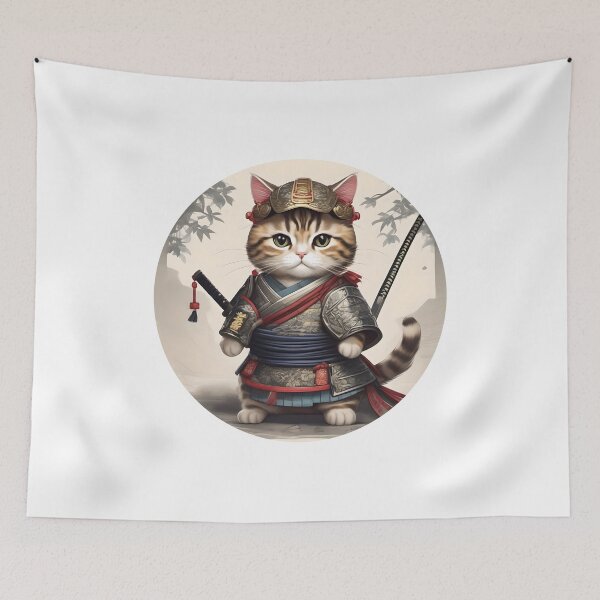 Item preview, Samurai Cat designed and sold by AbsoluteA.