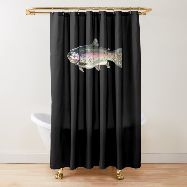 Rainbow Trout Shower Curtains for Sale