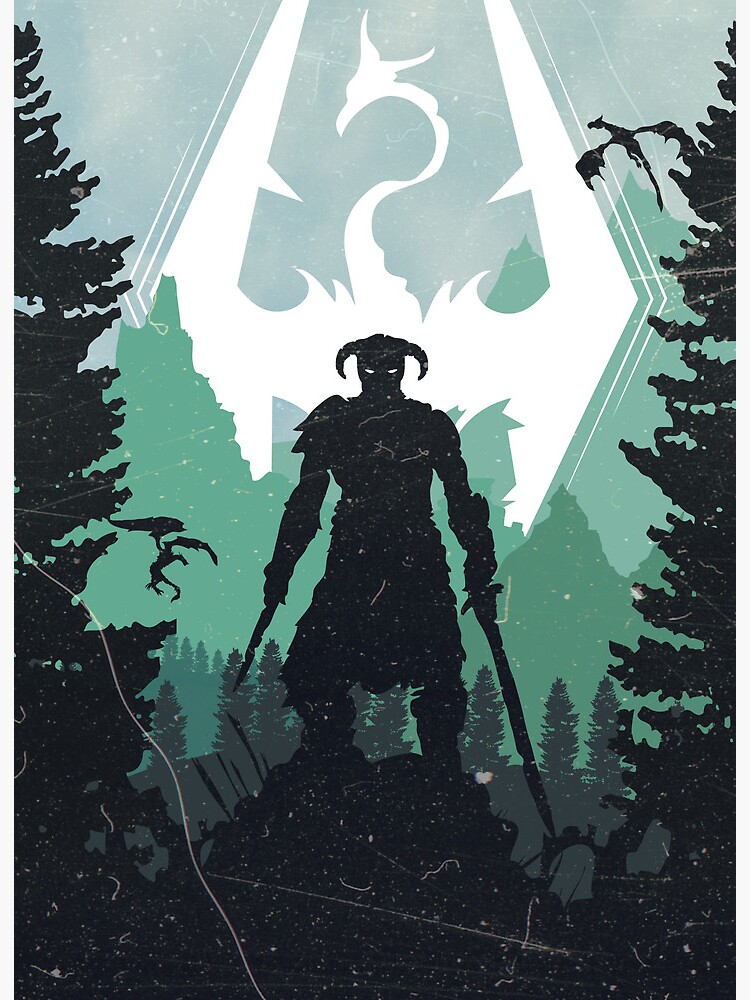 The Elder Scrolls Skyrim Fan Art Minimalist