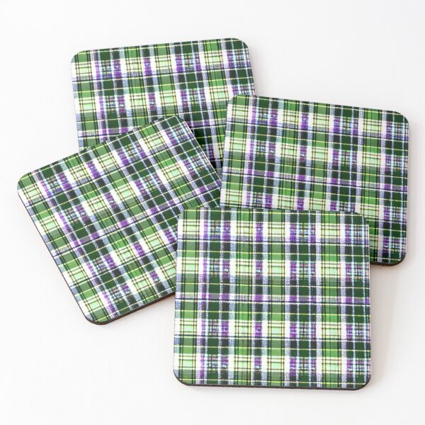 Item preview, Green and Purple Tartan Pattern designed and sold by calibrit.