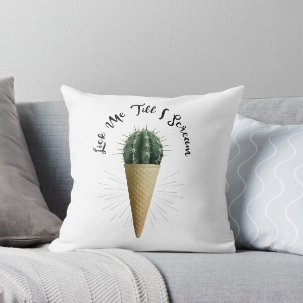 Item preview, Ice Cream Cactus Succulent Lick Me Erotic Surreal Collage designed and sold by Inogitna Designs.
