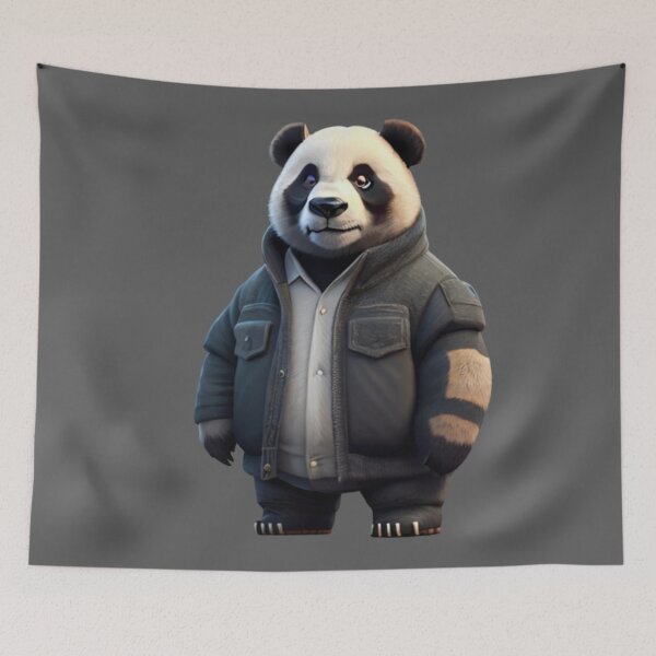 Item preview, Dope Panda - Wearing a jacket designed and sold by positivVibesArt.