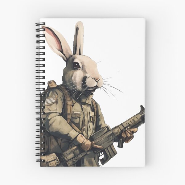 Aperçu de l'œuvre lapin soldat créée et vendue par InnovationWorks.