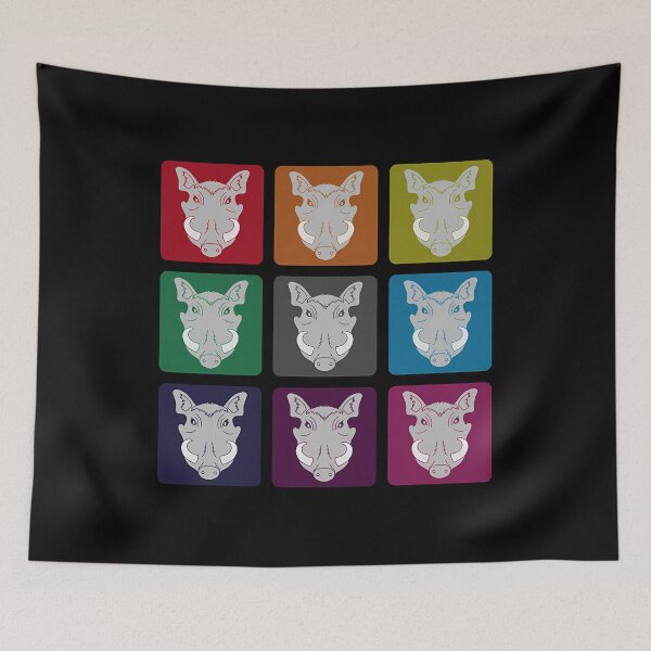 Item preview, Rainbow Warthog Faces  	 designed and sold by detdskac15.