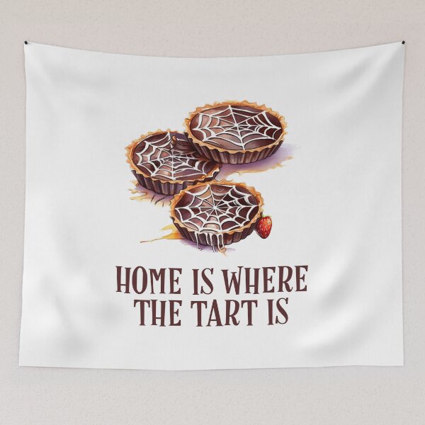 Item preview, HOME IS WHERE THE TART IS - FUNNY PASTRY PUNS designed and sold by kcaandwu.