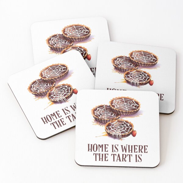 Item preview, HOME IS WHERE THE TART IS - FUNNY PASTRY PUNS designed and sold by kcaandwu.