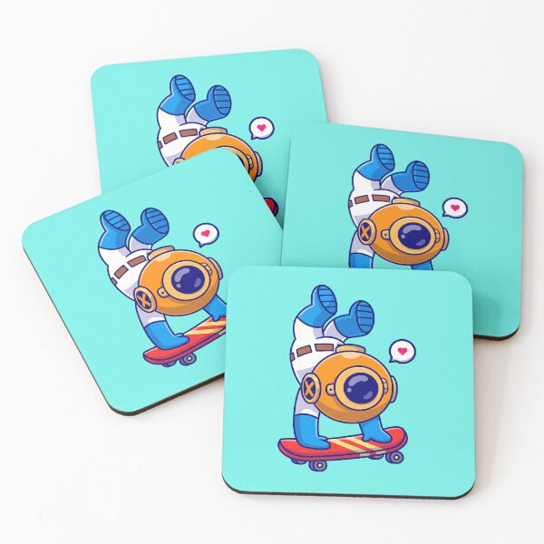 Item preview, Cute Diver Skating Through the Depths Cartoon Vector Icon designed and sold by hjian8219.