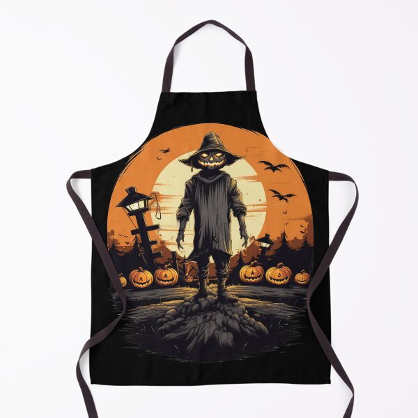 Item preview, Glowing Scarecrow Over Pumpkin Patch on Halloween Night 4 designed and sold by eyestetix.