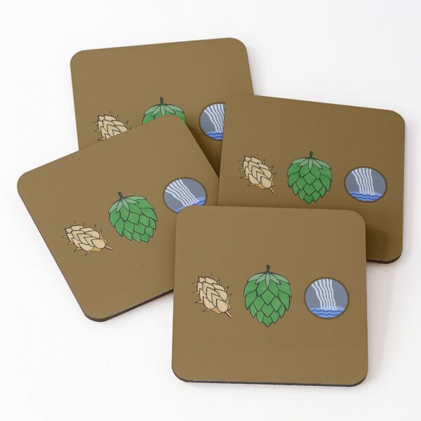 Item preview, Beer Ingredients: Barley, Hops, Water designed and sold by Scottopia.