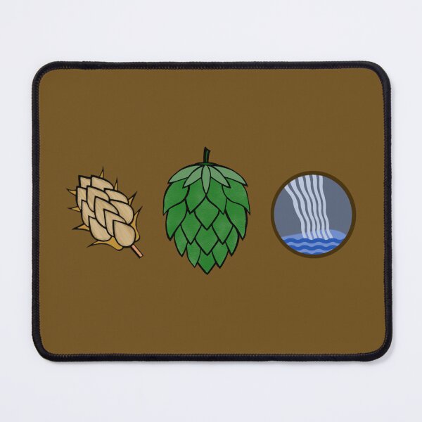 Item preview, Beer Ingredients: Barley, Hops, Water designed and sold by Scottopia.