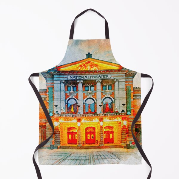 Item preview, A Watercolor Design of the National Theater in Oslo - Norway designed and sold by Sketch-Shack.
