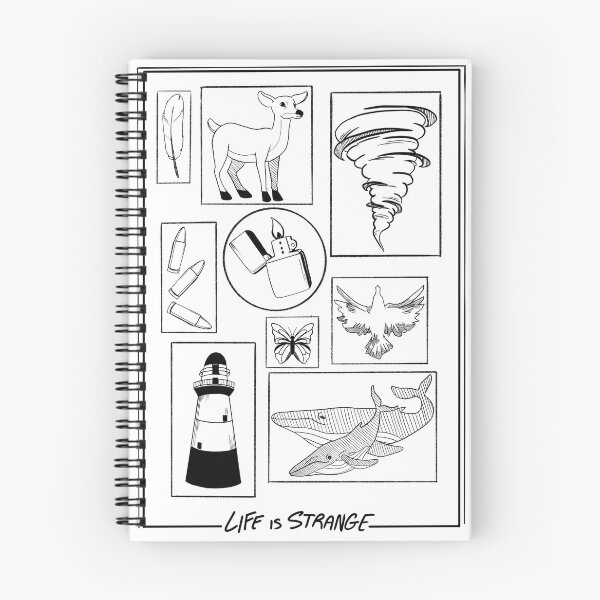 Item preview, Life is Strange symbol collage poster designed and sold by CrispArtsCo.