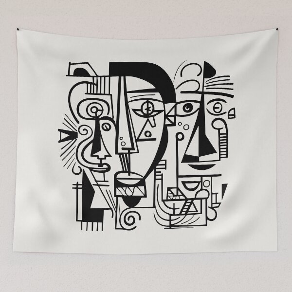 Item preview, Cubist Woman designed and sold by Texterns.