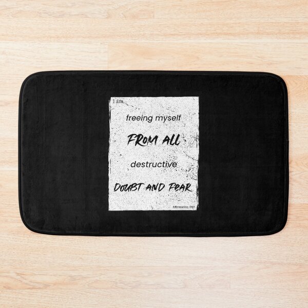 Item preview, Positive Affirmations:  Freeing Myself (Minimalist Black on White)  designed and sold by ieluxury.